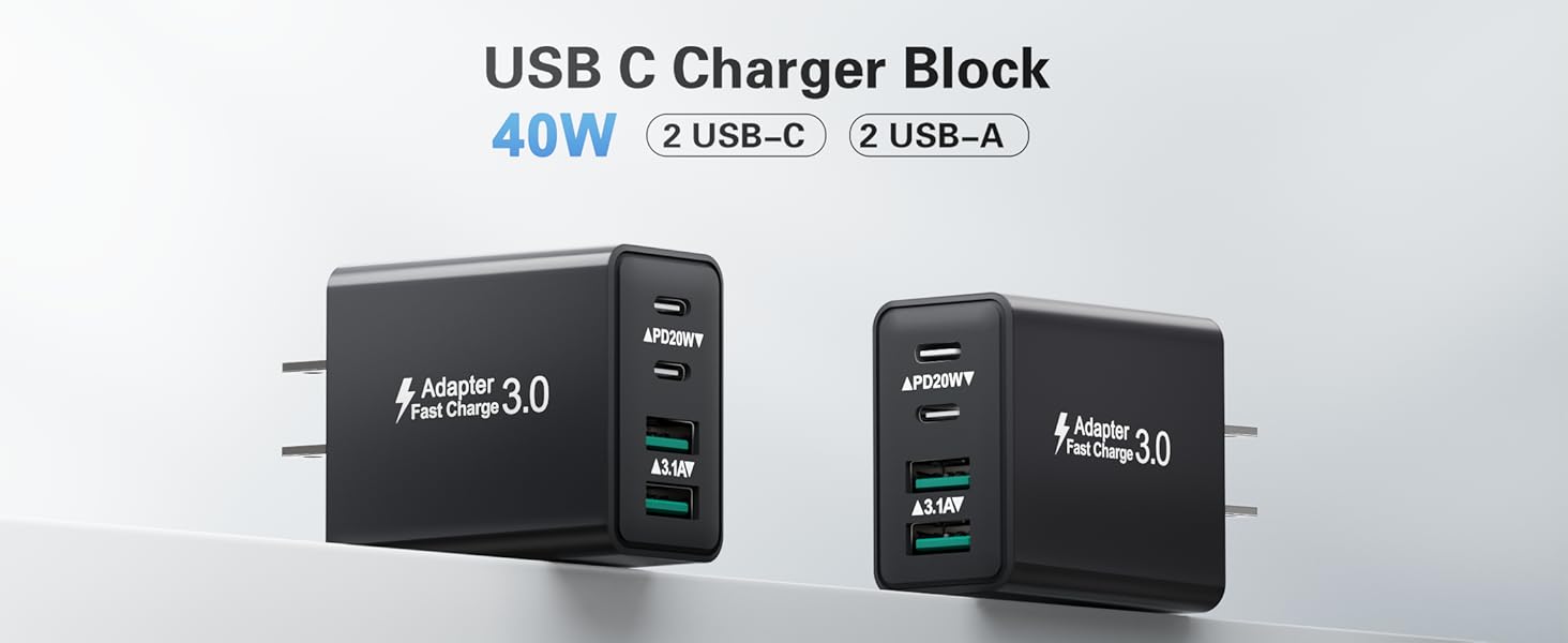 usb c charger block