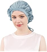 DAISYSILK 100% Mulberry Silk Bonnet for Sleeping Silk Hair Bonnet for Curly &amp;Long Hair Women Adju...