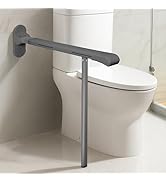 SPECILITE Heavy Duty Toilet Grab Bar - 440lb Sturdy Support, Safety Rails with Non-Slip Waterproo...