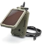Stealth Cam Durable Sol-Pak Solar Battery Pack, 12V Solar Power Panel, Rechargeable Battery & 10f...