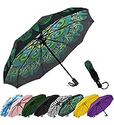 SIEPASA Windproof Travel Compact Umbrella-Automatic Umbrellas for Rain-Compact Folding Umbrella, ...