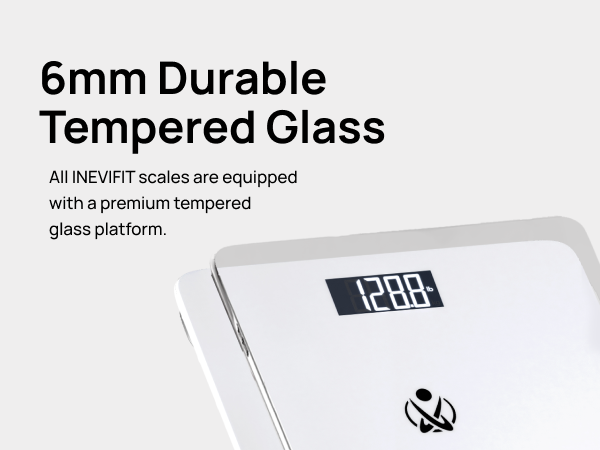 I-BS001W - INEVIFIT - Best Digital Bathroom Scale - Premium A+ - Mobile