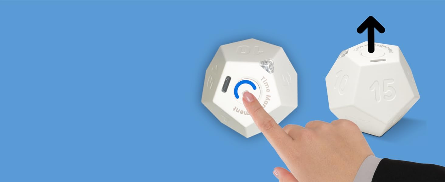 creaviva pomodoro cube timer easy to use