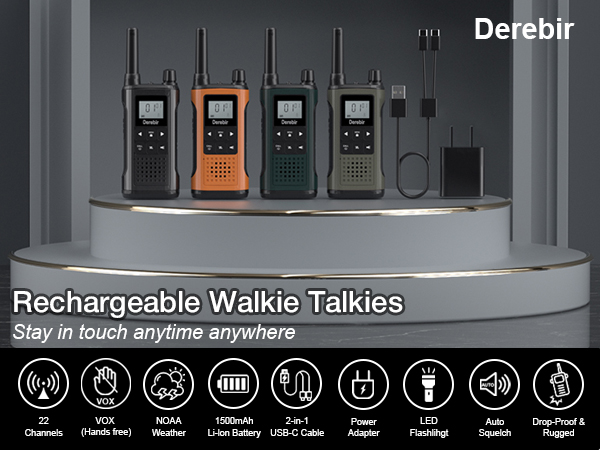 walkie talkies