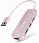 USB 3.0 Hub MEANHIGH 4 Port USB Hub for Laptop Multiport Splitter for Computer USB Port Expander ...