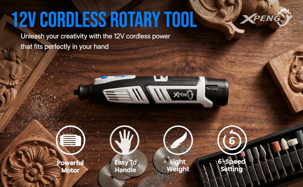 12V cordless rotray tool ,unleash your creativity with the 12V cordless power