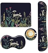 AIMSA Keyboard Wrist Rest Support + Mouse Pad + Mouse Wrist Rest + Coaster, Ergonomic Memory Foam...