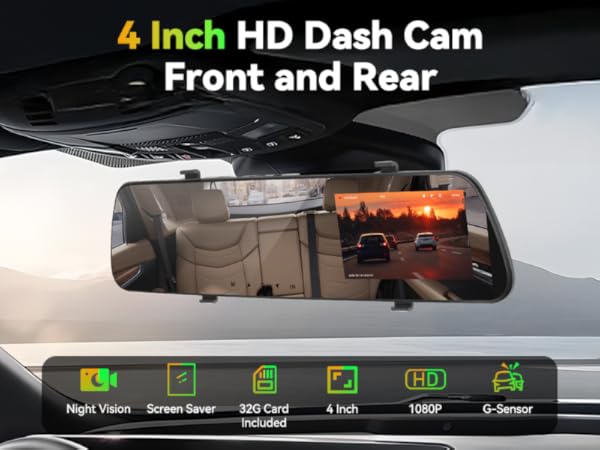 Dash Cam Front and Rear