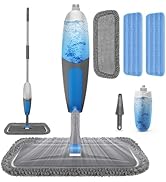 BPAWA Spray Mops for Floor Cleaning - Microfiber Wet Dry Dust Mop for Hardwood Laminate Wood Tile...