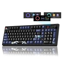 L80 Wireless Gaming Keyboard, 75% Mechanical Keyboard with Smart Display and Knob, Tri-Mode BT/2.4GH...