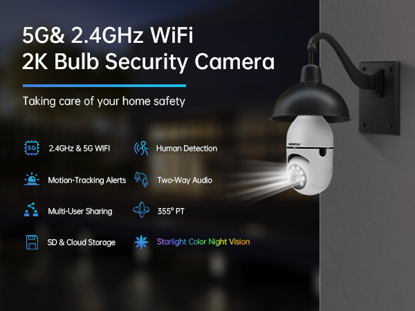 light bulb security camera