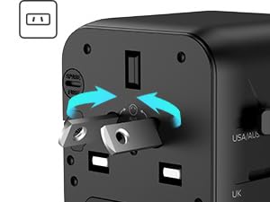 MOMAX Travel Plug Adapter