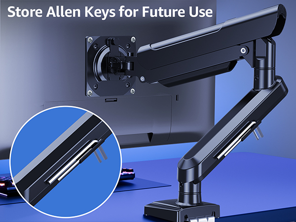 single monitor desk mount