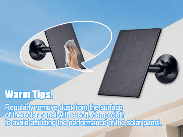 solar panel for camera