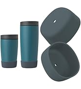 KGULQ 2Pcs Silicone Boot Compatible with Owala SmoothSip Slider 12oz 20oz &amp; 12oz 24oz with Handle...