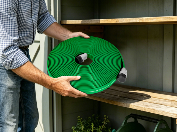 sprinkler hose with holes