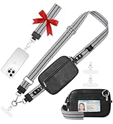 Tiostep Clip and Go Strap for Phone with Wallet Crossbody Phone Lanyard Adjustable and Anti-Theft...