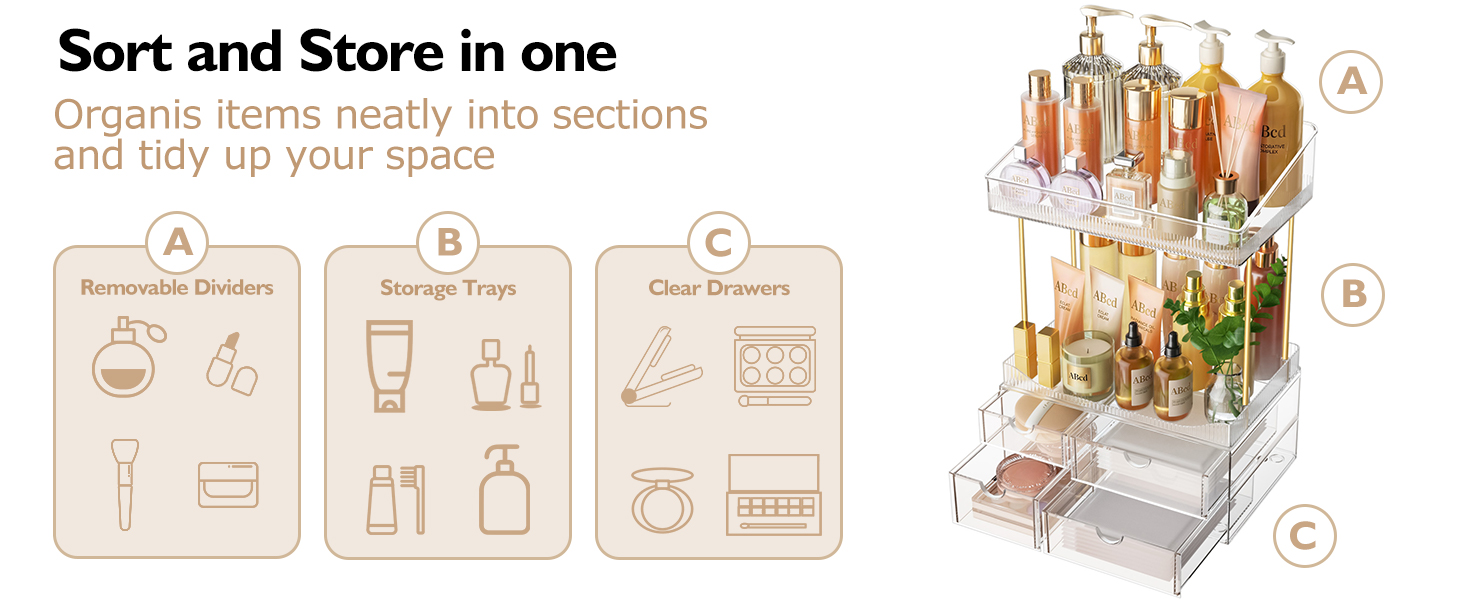 makeup organizer