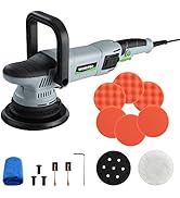 WORKPRO Buffer Polisher, 6-inch 1080W Dual Action Random Orbital Polish Kit for Car Detailing, 6 ...