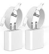 Matsusho iPhone 15 Charger Fast Charging 10 FT, 2 Pack 20W USB C Wall Charger with 10FT Long Type...