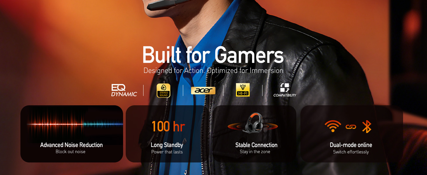 acer wireless gaming headset