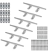 Boat Cleat 6 Inch 316 Stainless Steel, Dock Cleat 8 Inch Heavy Duty Open Base Include Screws, Boa...