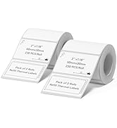 NIIMBOT 2Rolls Labels for B1 B21 B3S K3, 2'' x 1.18'' (50x30mm) Label Maker Tape, Waterproof, Oil...