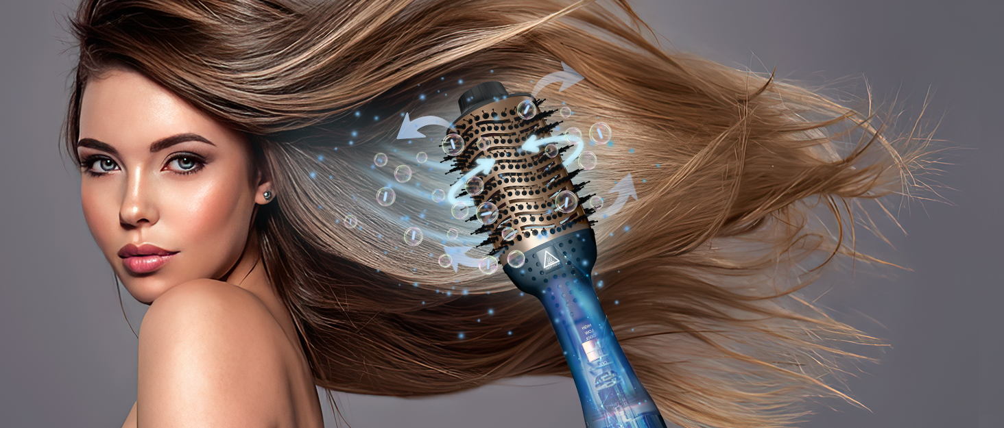 Hot Hair Brush, Blow dryer brush
