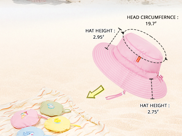 baby beach hat