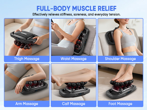 back massage gun, 20-head massage gun