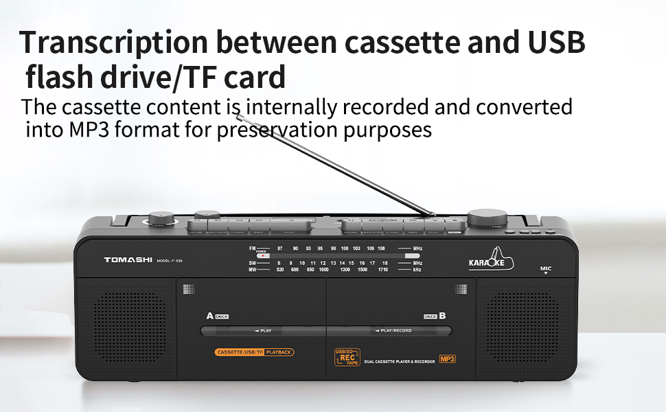 Portable tape player