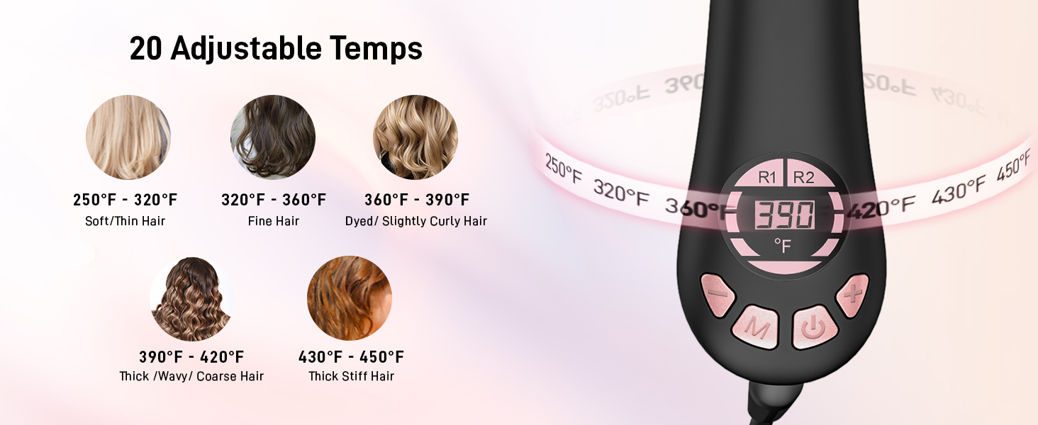 1 inch rotating curling iron
