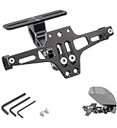 KEMIMOTO Motorcycle License Plate Bracket Fender Eliminator Kit Universal Motorcycle Tail Tidy Mo...