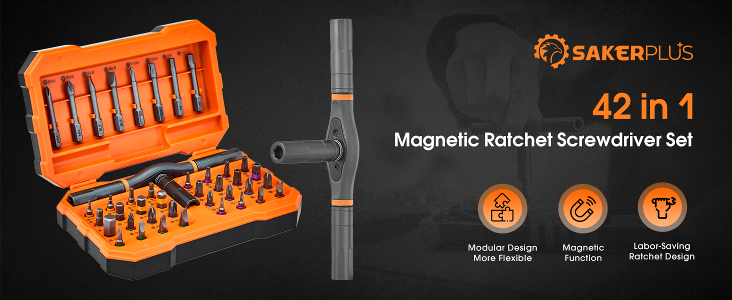 sakerplus magnetic screwdriver set