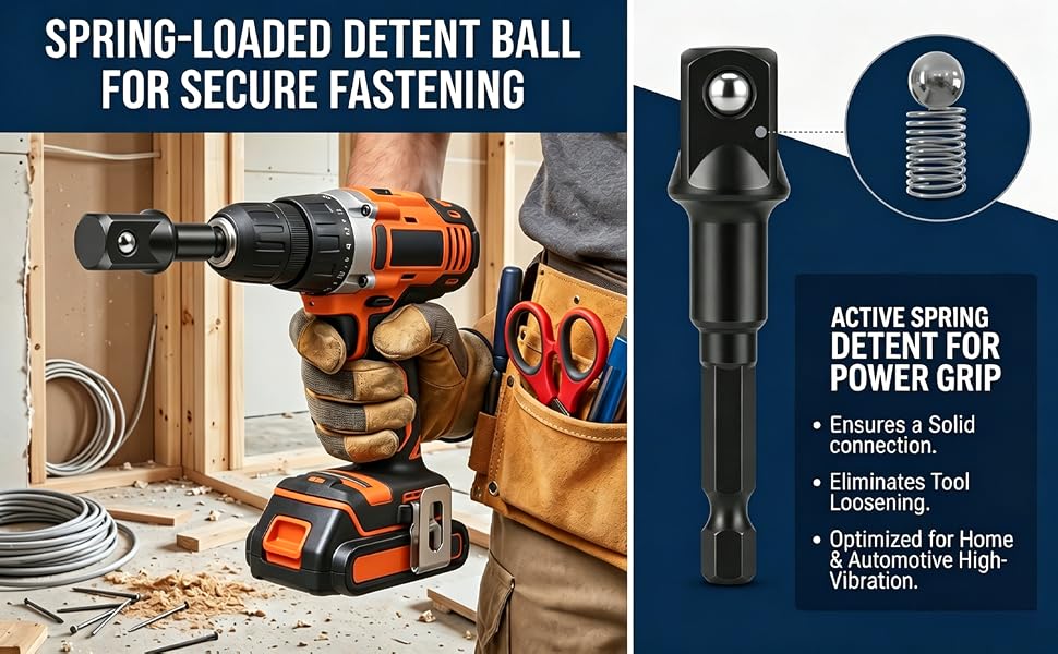 Secure Spring-Loaded Detent Ball