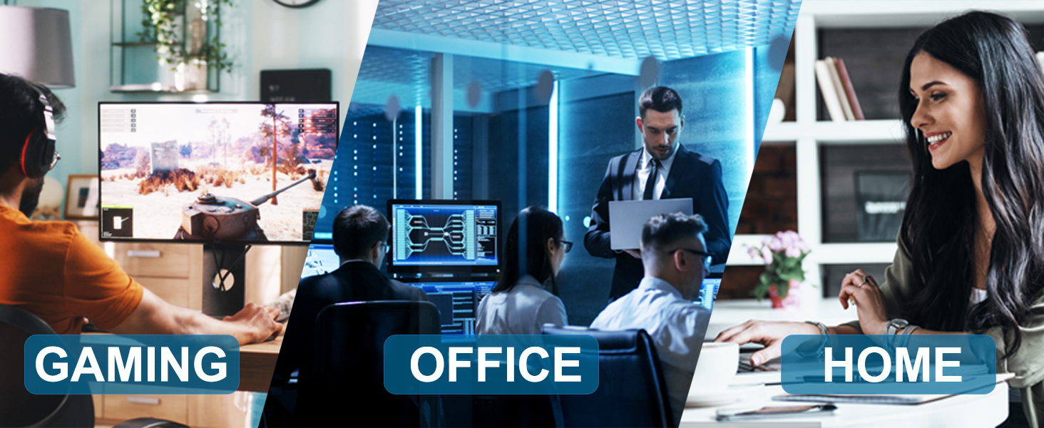 Large Extended Gaming Mouse Pad with Stitched Edges,