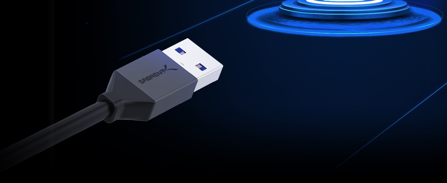 SABRENT Plug-and-Play USB-A Connector for Fast 2.5Gbps Network