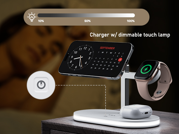 4 in 1 charging station for apple devices