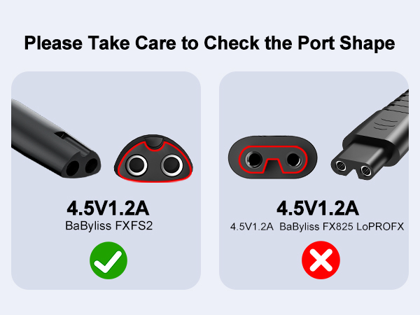 Please Take Care to Check the Port Shape