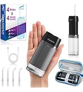 GOLDANT 2026 New Portable Water Flosser for Teeth, 4 Modes &amp; 4 Intensity Levels, Mini Small Desig...