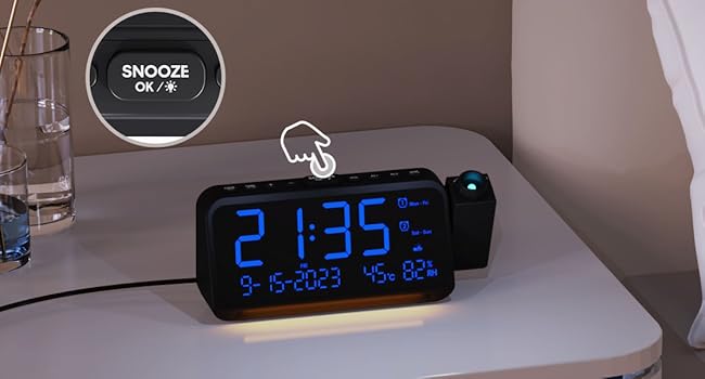 projection alarm clock projection clock projection clock for bedroom ceiling projection alarm clocks