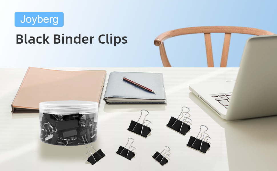 6 Sizes Binder Paper Clips for Office