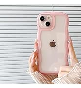 transparent case clear case wave case wavy cute casepink casegirly case aesthetic Case thin case