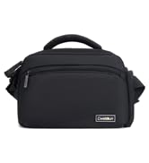 Cwatcun Waist Camera Case DSLR SLR Bag Sling Shoulder Camera Bag Water Resistant Pack for Camera ...