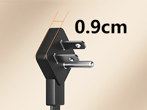 Ultra-thin flat plug