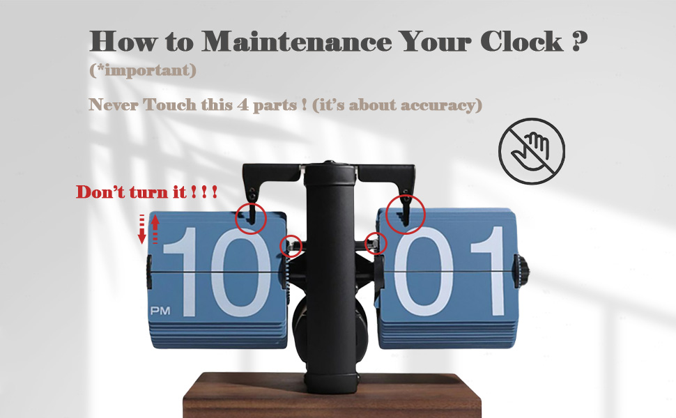 Flip Desk Clock