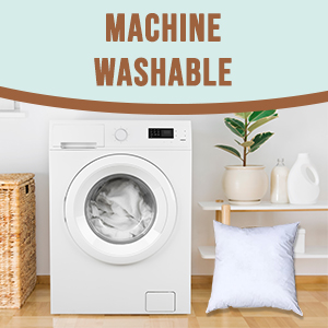 soft synthetic shams filler decorative washable standard long inserts rectangle form polyester shape