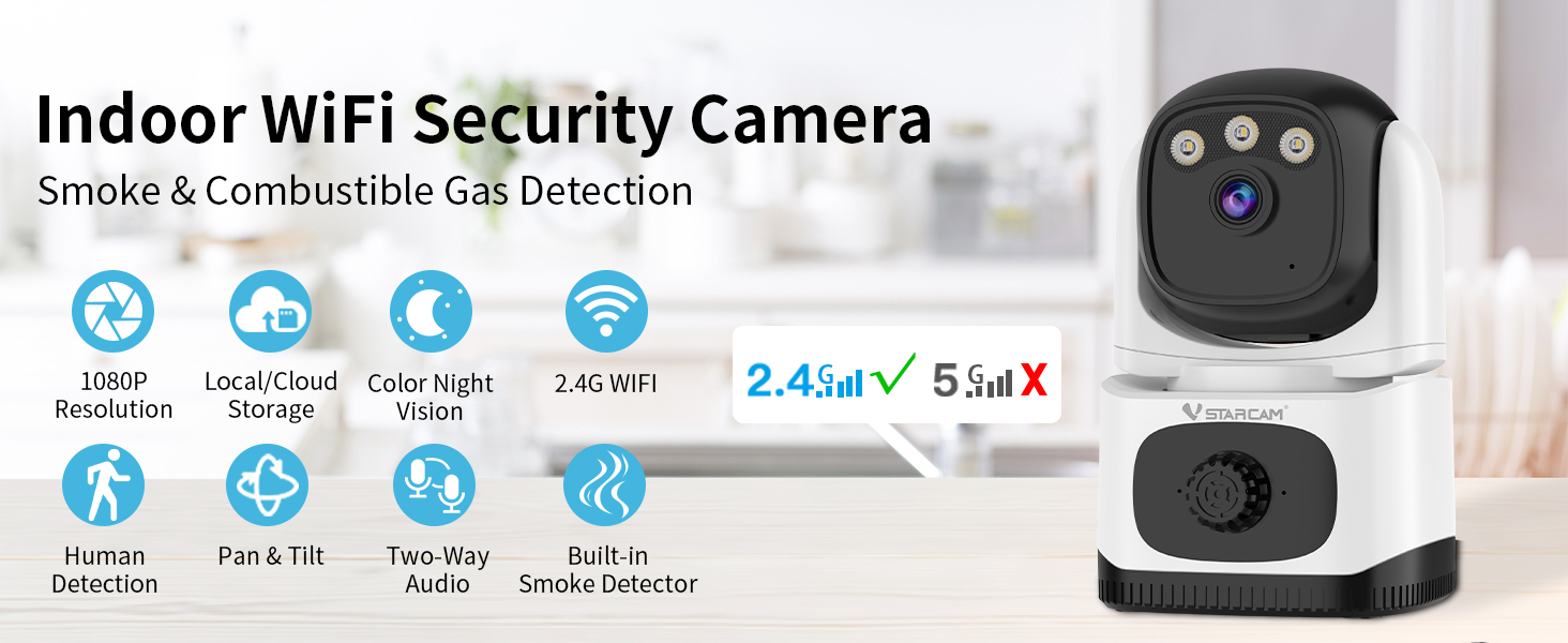 Smoke Detector Camera