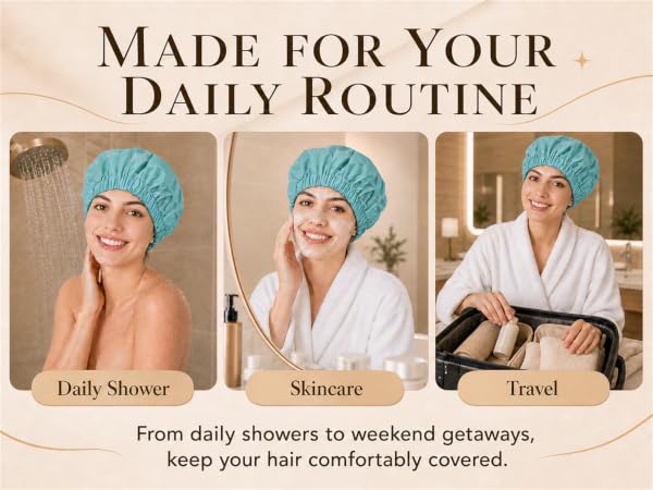 shower caps for women
