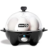 DASH Rapid Egg Cooker: 6 Egg Capacity Electric Egg Cooker for Hard Boiled Eggs, Poached Eggs, Scr...